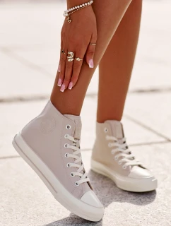 Dámské Tenisky Zateplené Z Eko Kůže Růžové Big Star OO274933