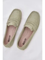 Dámské Semišové Mokasíny Big Star RR274945 Zelené