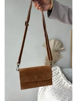 Kabelka z přírodního semiše Camel Mirine