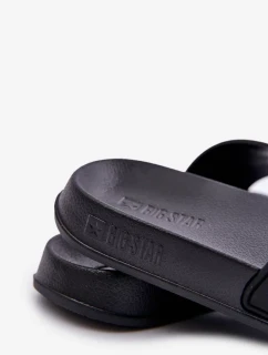 Pánské Pantofle S Logem Big Star Černé