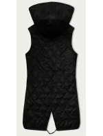 Černá dámská prošívaná vesta s kapucí S'West (B8339-1) Černá dámská prošívaná vesta s kapucí S'West (B8339-1)