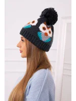 Dámská čepice Owl K340 navy blue Dámská čepice Owl K340 navy blue