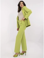 Kalhoty DHJ SP 18737.08 limetkově zelené