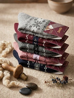 WiK GNG 003 dámské angorské ponožky 952 35-42