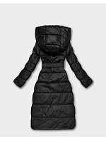 Oboustranná zimní bunda z umělé kožešiny Minority black (P3-6020-1) Oboustranná zimní bunda z umělé kožešiny Minority black (P3-6020-1)