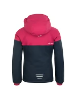 Trollkids Dívčí bunda s kapucí Hallingdal Navy blue/pink (223-114)