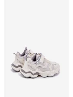 Dětské Tenisky Na Silné Podešvi Bílé Lianees