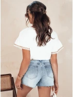 Dámské džínové šortky HOTSHORT modré FashionStreet SY0366 Dámské džínové šortky HOTSHORT modré FashionStreet SY0366