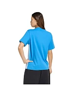 Dámské bavlněné tričko adidas Essentials 3-Stripes světle modrá KC5197