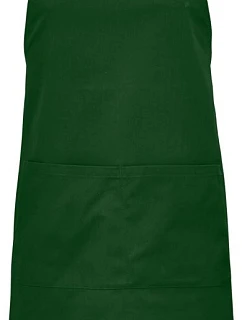 SOL'S Gamma Bio zástěra s laclem 25.3569 bottle green