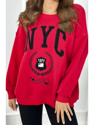 Bavlněná souprava, zateplená mikina + legíny červený Bavlněná souprava, zateplená mikina + legíny červený