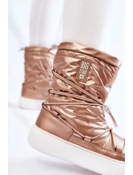 Dámské zateplené sněhule Big Star KK274194 Béžove Dámské zateplené sněhule Big Star KK274194 Béžove