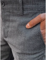 Pánské tmavě šedé kalhoty FashionStreet UX4390 Pánské tmavě šedé kalhoty FashionStreet UX4390