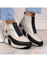 Rieker W RKR608 béžová kotníčková obuv Rieker W RKR608 béžová kotníčková obuv