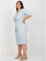 Sukně LK SD 506697.95 světle modrá Sukně LK SD 506697.95 světle modrá