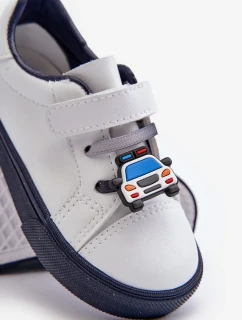Dětské tenisky Tenisky se špendlíkem, bílá a námořnická modrá Pennyn