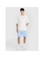 Pánská mikina bez kapuce s krátkým rukávem 4F 4FRSS25TSWSM2114-11S