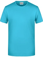 Daiber 8008 Pánské tričko z bio bavlny 02.8008 turquoise Daiber 8008 Pánské tričko z bio bavlny 02.8008 turquoise
