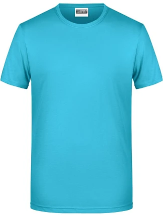 Daiber 8008 Pánské tričko z bio bavlny 02.8008 turquoise Daiber 8008 Pánské tričko z bio bavlny 02.8008 turquoise