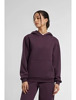 Build your Brand BY 289 Dámská oversize mikina s kapucí "Fluffy" 56.0289 lilac