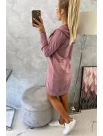 Mikina s kapucí tmavě růžová Mikina s kapucí tmavě růžová