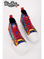 Tenisky Pol'and'Rock Festival X Big Star SS174504 Zeleno-žluté Tenisky Pol'and'Rock Festival X Big Star SS174504 Zeleno-žluté