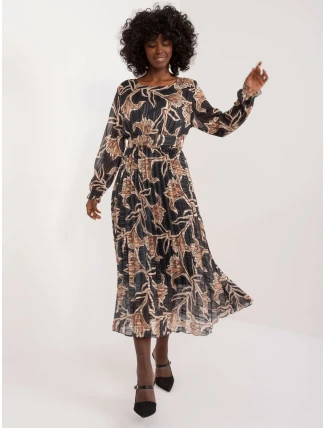 DHJ SK 13928 šaty.42 černá a béžová