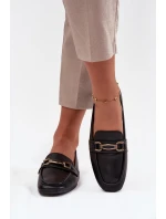 Dámské loafers polobotky s ozdobou Priscelle – černé