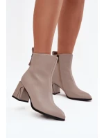 Boty na podpatku  model 222516 Step in style