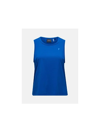 Dámské tričko PEAK PERFORMANCE W Light Tank Top, modrá barva Dámské tričko PEAK PERFORMANCE W Light Tank Top, modrá barva