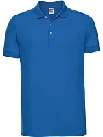 Russell Athletic 566M Pánské elastické piqué polo 10.566M azure blue Russell Athletic 566M Pánské elastické piqué polo 10.566M azure blue