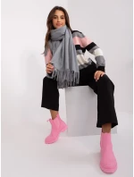 Šála AT SZ 23185.73P tmavě šedá