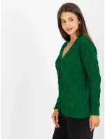 Dámský svetr LC SW 8035 tmavě zelený