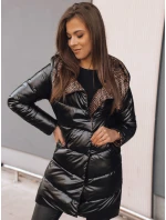 Dámská dvoucestná přechodná bunda DELSY LONG černá FashionStreet TY3481 Dámská dvoucestná přechodná bunda DELSY LONG černá FashionStreet TY3481