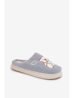 Fotrnné pantofle s medvídkem modré Noralie Fotrnné pantofle s medvídkem modré Noralie