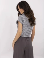 Košile NM BZ KA 01147.62P černá bílá