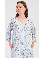 Dámské domácí šaty s tříčtvrtečním rukávem Karolína Dámské domácí šaty s tříčtvrtečním rukávem Karolína