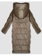 Béžová dlouhá lehce zateplená dámská bunda S'West (B8510-12)