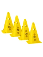 Sada tréninkových patníků 4 ks - 30 cm žlutá / PT4-13H-Y