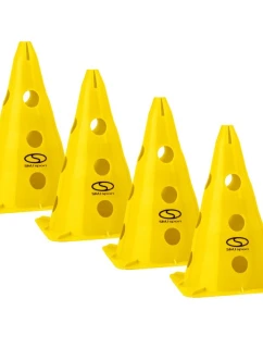 Sada tréninkových patníků 4 ks - 30 cm žlutá / PT4-13H-Y