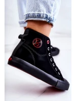 Dámské vysoké tenisky Cross Jeans JJ2R4055C černá Dámské vysoké tenisky Cross Jeans JJ2R4055C černá