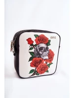 Kožená taška Messenger Ve vzoru GOE ZNJ012 Černobílá