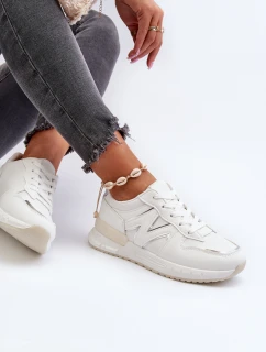 Dámské bílé tenisky z ekokože Kaimans