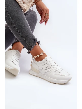 Dámské bílé tenisky z ekokože Kaimans