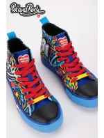 Tenisky Pol'and'Rock Festival X Big Star SS174500 Modré