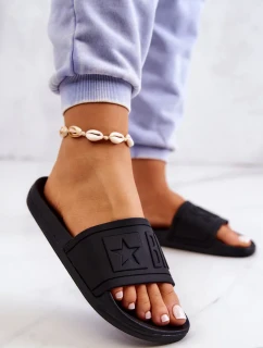 Dámské módní pantofle Big Star - černé