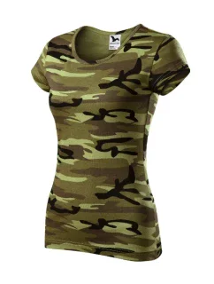 Camo Pure tričko dámské camouflage green