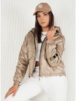 Dámská přechodová bunda ARON camel FashionStreet TY4112