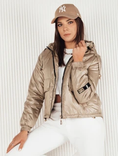 Dámská přechodová bunda ARON camel FashionStreet TY4112