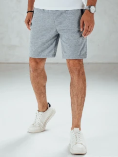 FashionStreet šedé pánské teplákové kraťasy SX2488